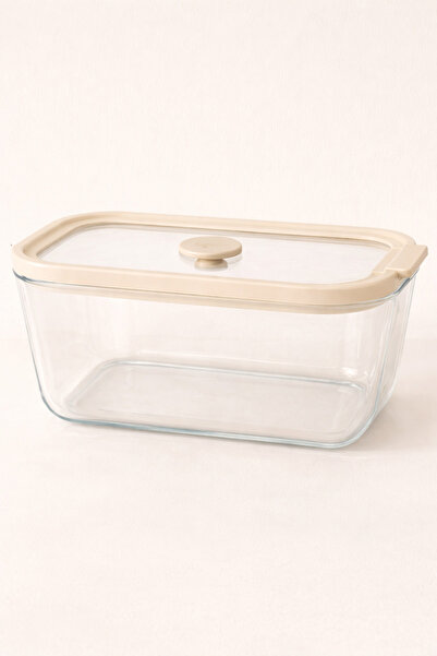 Mirilliahome Vacuum Lid Glass Storage Container 470-800-1380-2620 ml Rectangular