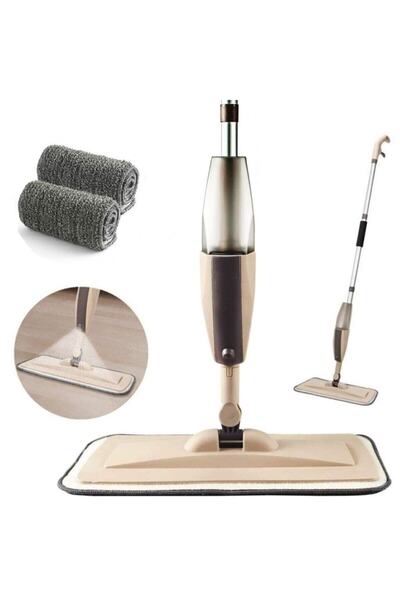 özgürce Microfiber Bezli Deterjanlı Sprey Mop ve 5 Yedek Bez, Temizlik Kolaylığı
