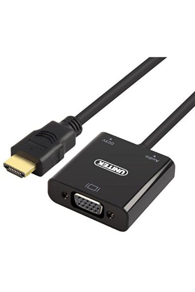 Unitek Adaptor HDMI - VGA + audio, Y-6333