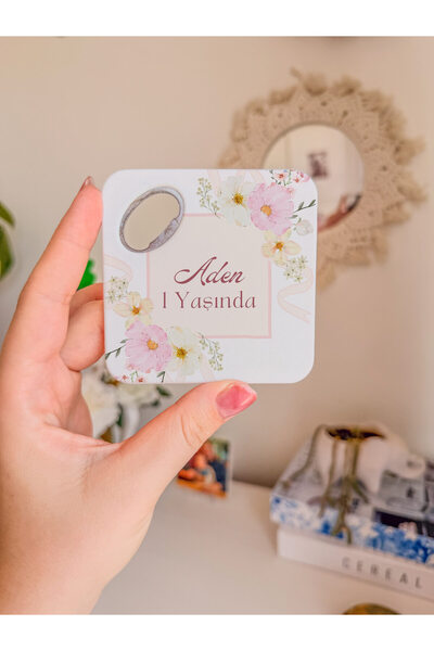 arslart Çiçekli Açacaklı Magnet, 1 Yaş Doğum Günü Hediyeliği, bebek hediyeliğ...