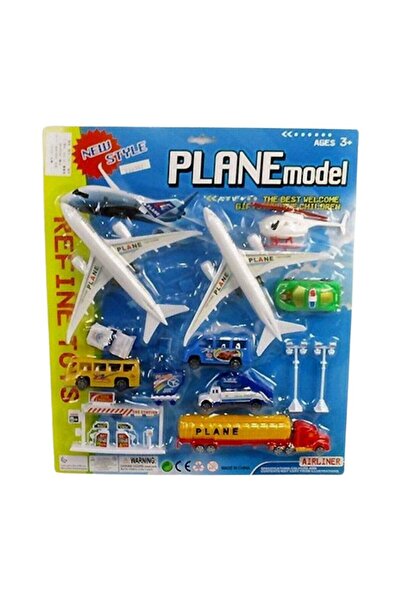 Generic International Airlines Vehicle Airport Playset