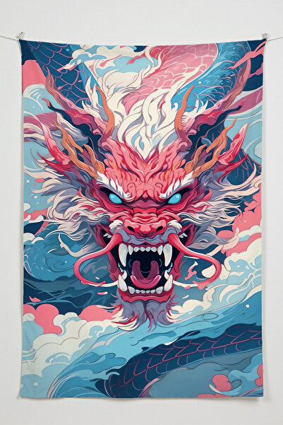 Charmbi Духът на водния дракон – висококачествена тъкан с мотиви от аниме фил...