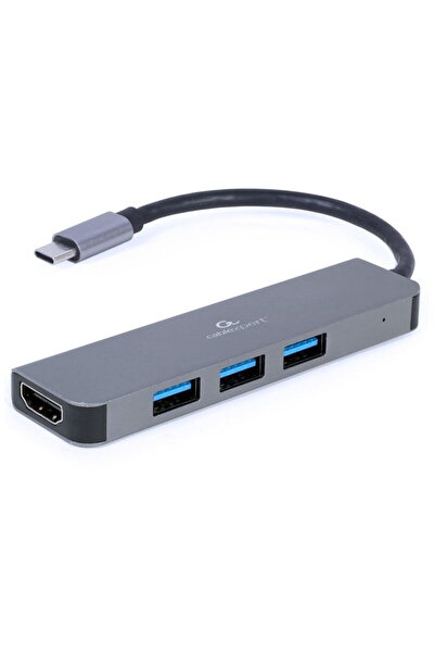 Gembird A-CM-COMBO2-01 USB Type-C 2-in-1 multi-port adapter (Hub + HDMI)