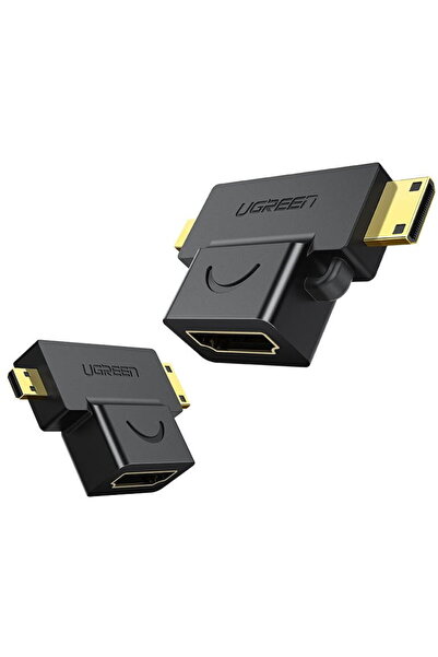 Ugreen Adaptor 20144 mini / micro HDMI la HDMI (negru)