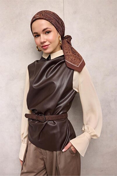 Silk Home Φουλάρι Βισκόζης Βελόρα Ανοιχτό Δαμασκηνί με Αντίκα Σχέδια και Κομψ...