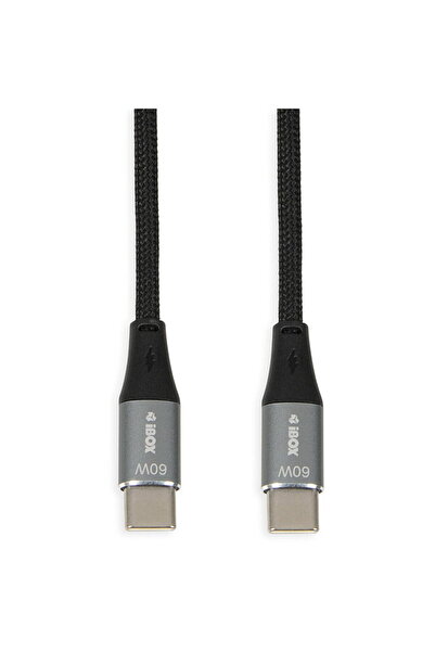 İbox Cablu IKUTC USB-C 60W 1m Negru