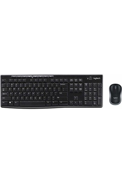 logitech MK270, USB 2.0, layout US INTL, Negru