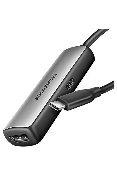 Axagon Adaptor video RVC-HI8KPD, USB-C, HDMI, 8K/60Hz, PD 100W, Negru