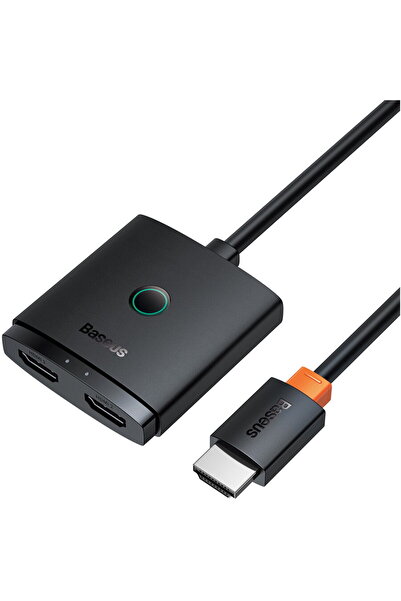 Baseus AirJoy 2in1 4K 60Hz bi-directional HDMI adapter with built-in 1m cable...