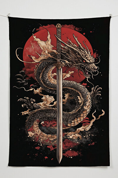 Charmbi Rüzgar Ejder Ruhu – Film anime personaj Țesătură tematică de calitate...