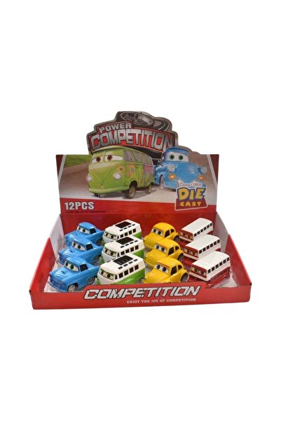 Rally Metal Pull Back Cars 12pcs