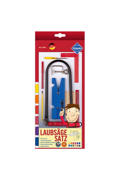 Pebaro 936, Set traforaj pentru incepatori, masa de taiat cu locas de fixare ...