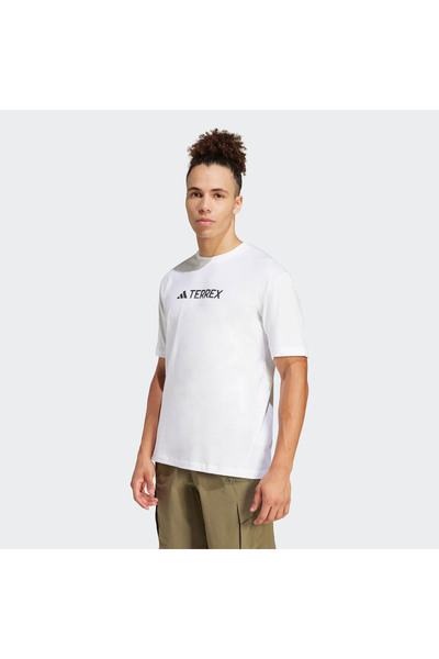 adidas Tx Logo Tee White Men's T-Shirt Jf9144