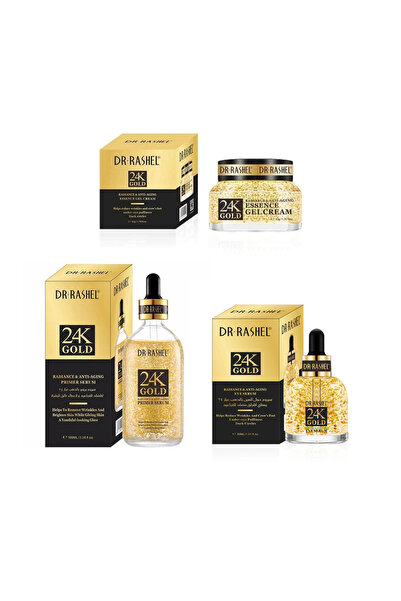 DR.RASHEL A skin-brightening gel set, a moisturizing primer serum, and an eye...