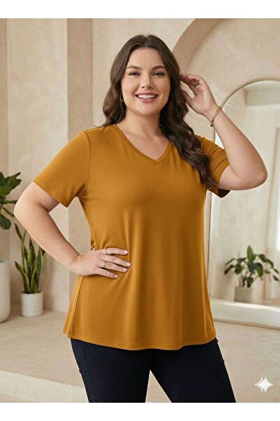 Vinola Plus Size Viscose Jersey Fabric Comfortable Fit High Quality Blouse