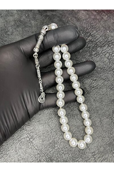 Mos Tespih High-End Custom Design Plated Pearl Prayer Beads