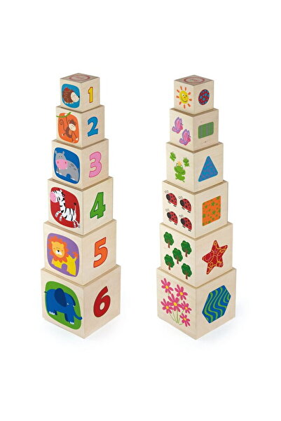 Viga Piramidă din lemn pentru copii