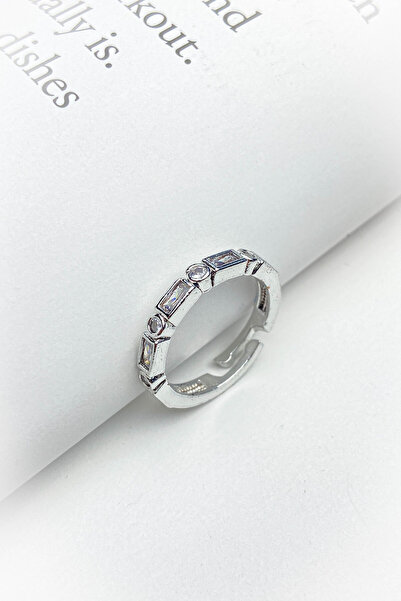 roshel Minimal Setra Ring with Steel Stone