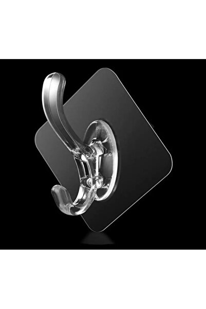 Mix Şeffaf Askılık Silikonlu Yapışkanlı 1 Adet