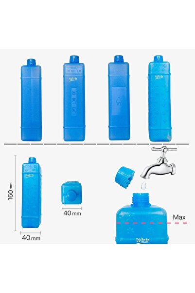 wtrtr 4pcs Freezer Packs