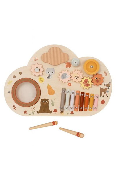 Babymix Tablă de joc Montessori pentru bebeluși Mix Animals