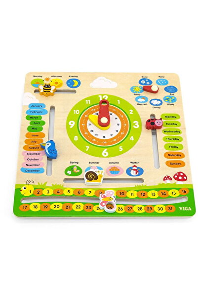 Viga Calendarul din lemn pentru copii