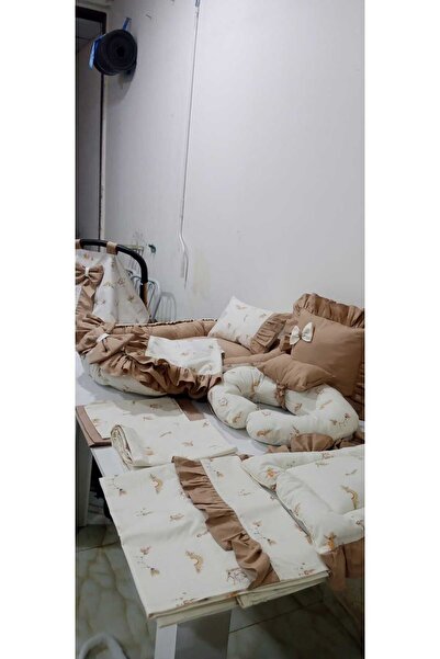 FLAMEL Çok amaçlı babynest puset örtüsü ve minderi,alt açma ve battaniye, nev...