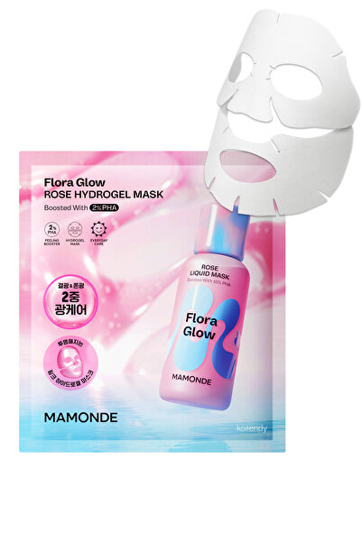 MAMONDE Flora Glow Rose Hydrogel Mask - Pürüzsüzlük Koruyucu ve Işıltı Artırı...