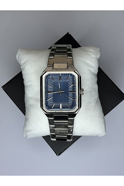 Vina Store Rectangle Çelik Kordon Erkek Kol Saati