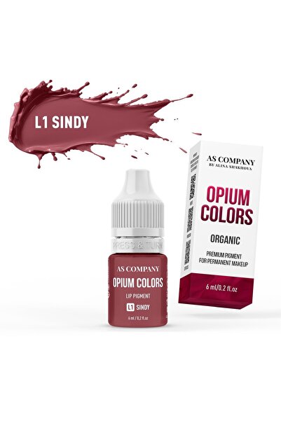 AS COMPANY Sindy Organik Kalıcı Makyaj Dudak Pigmenti 6 ml - L1