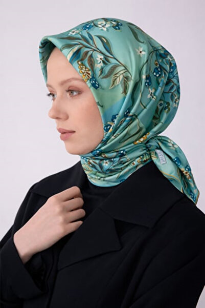 Belli Μαντήλι Tivil Pure Silk IST 4320 - 50 Mint Green με σχέδιο πιπεριάς