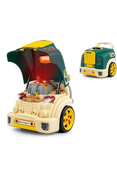 Milly Mally Model realist al părții frontale a mașinii cu capotă deschisă N-G...