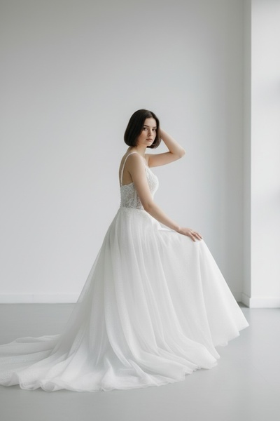 bride in love Işıltılı simli,A kesim,helen gelinlik, nikah elbisesi