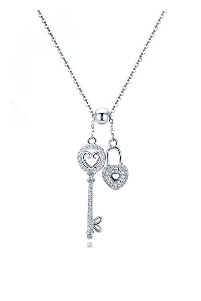 SPARKLES The Key to your heart necklace Silver 925