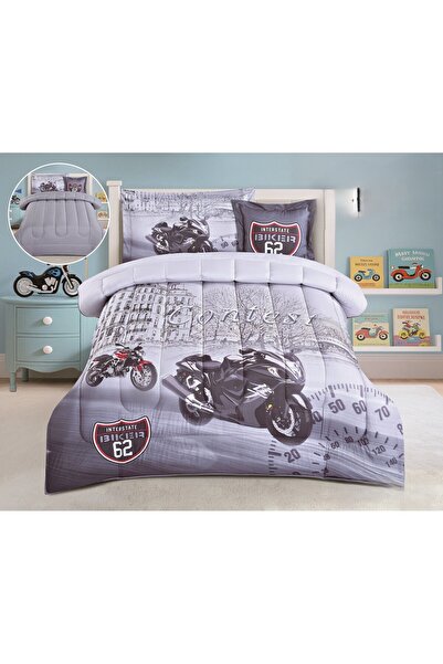 HOURS طقم مفرش أطفال برسومات مبهجة صيفي ميكرو فيبر ٤ قطع مقاس 170*230