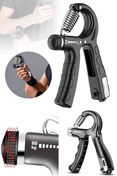 Privo Adjustable Counter Hand Spring 5-60kg Wrist Muscle Strengthening Exerci...