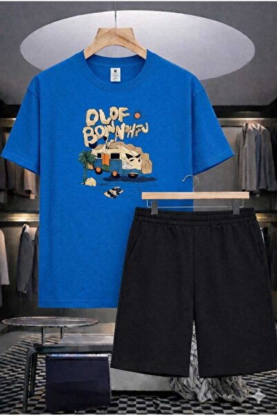 YK WEAR ΣΕΤ T-SHIRT ΚΑΙ ΣΟΡΤΣ OLOF BONNHAU ΜΕ ΣΤΑΜΠΑ Oversize ΠΑΙΔΙΚΟ ΑΓΟΡΙΑΚ...