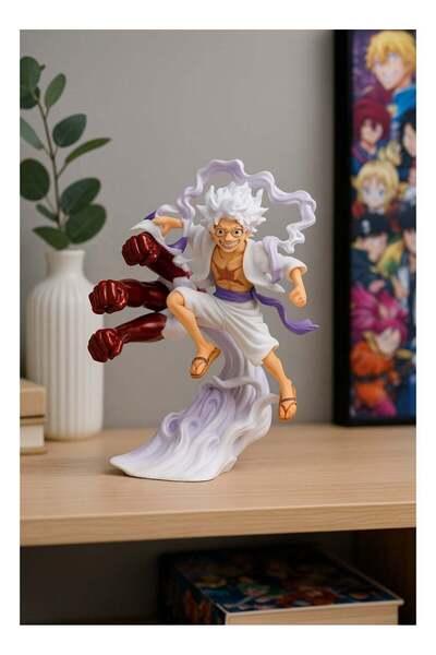 ONE PİECE Rally Monkey D. Luffy Gear 5 Figure – Nika Fire Punch Anime Collect...