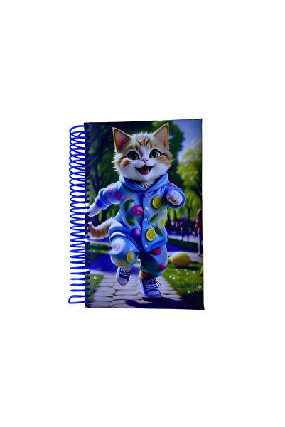 Mr.Notebook دفتر ملاحظات حلزوني من سلسلة ميركان كورت ليفرز فريندز - دفتر ممتع...