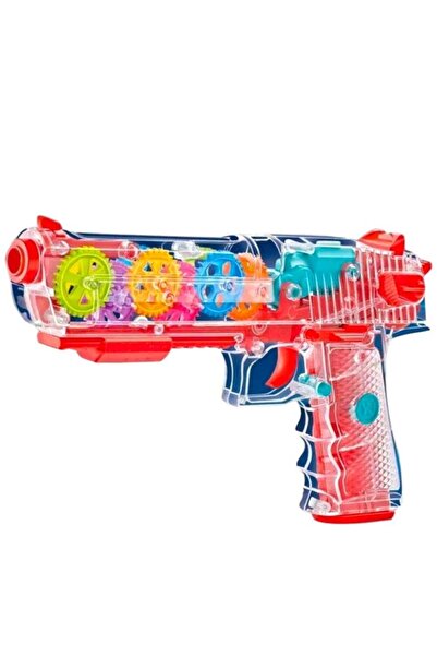 Rally Electric Function Mechanic Gear Gun Toy With Light And Music