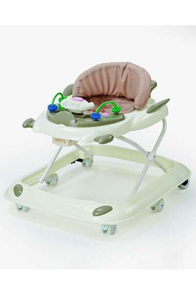 Rally Foldable Soft Cushioned Seat Baby Walker Brown