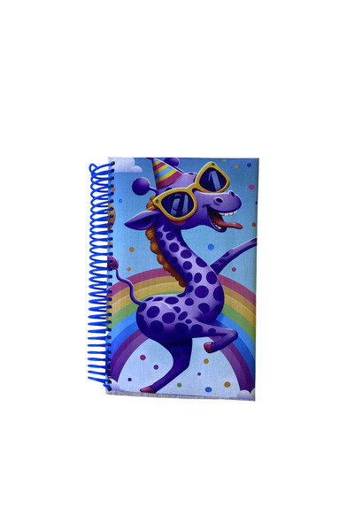 Mr.Notebook دفتر ملاحظات حلزوني من سلسلة ميركان كورت ليفرز فريندز - دفتر ممتع...