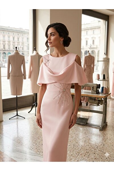 Pyramid masterpieces Girls' dress in light pink