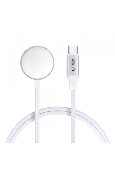Tech-Protect MC02 Ultraboost C Charging Cable for Apple Watch Series, White