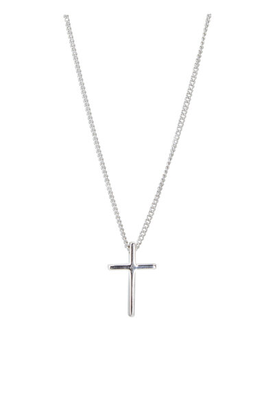 SPARKLES Chain with Cross Pendant 925 Silver