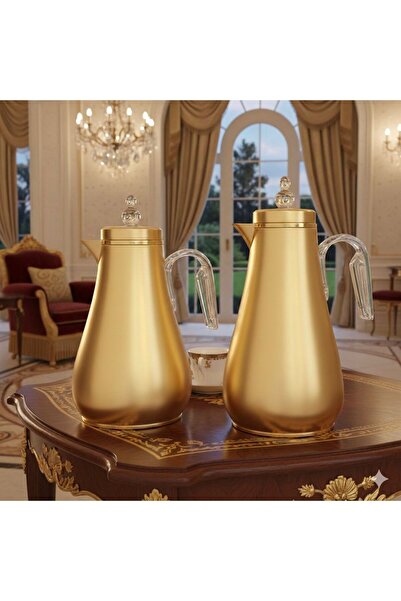 Louvre A silver "imperial" coffee set plated with chrome. Or royal hospitalit...