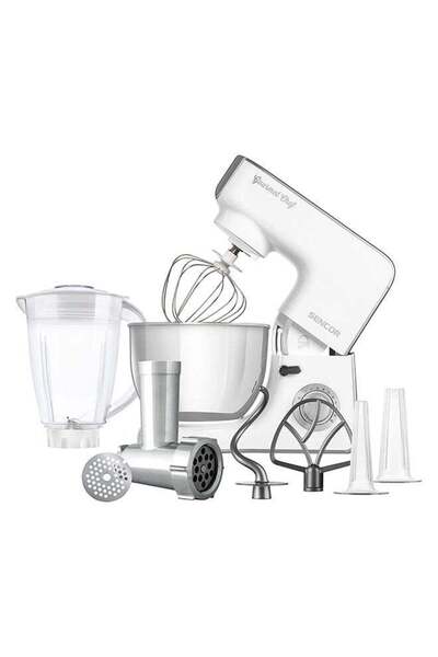 Sencor Stand Mixer With Accessories Set 5.5 L 1000.0 W STM 3770WH White