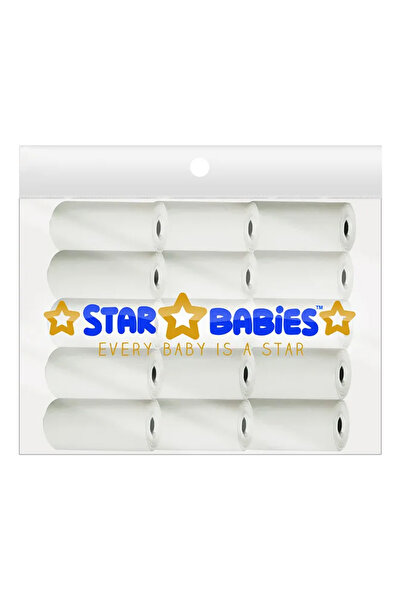 STAR BABiES عبوة حقيبة معطرة، 15/225 كيسًا - أبيض