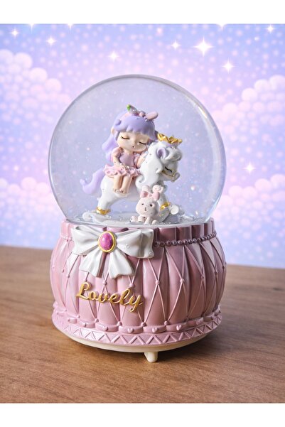 Rüya Kıyısı Tavşan Detaylı Uyuyan Prenses ve Midilli Büyük Boy Otomatik Püskü...