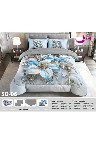 Moon Summer puffy bedspread 230*250 - 6-piece set